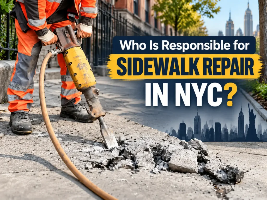 Who Is Responsible for Sidewalk Repair in NYC? 2026